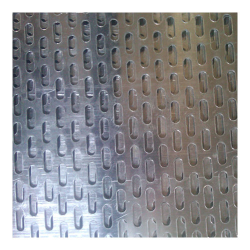 Oblong Hole Perforated Sheet