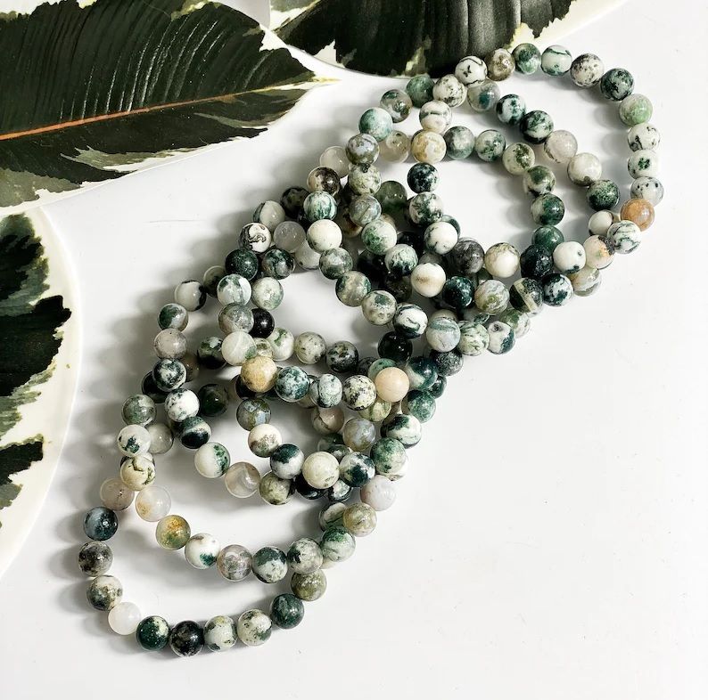 Tree Agate Bracelet