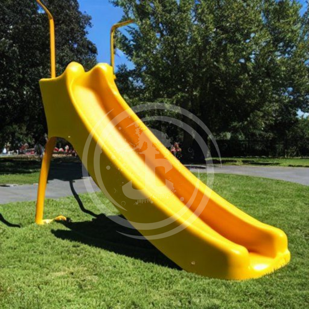 Playground Slide - Metal & Durable Plastic Material, 15 ft x 10 ft x 8 ft Dimensions | Multi-Play Structure with Slides, Climbing Frames, Non-Slip Surfaces, Rounded Edges, Rust-Resistant & UV-Protected
