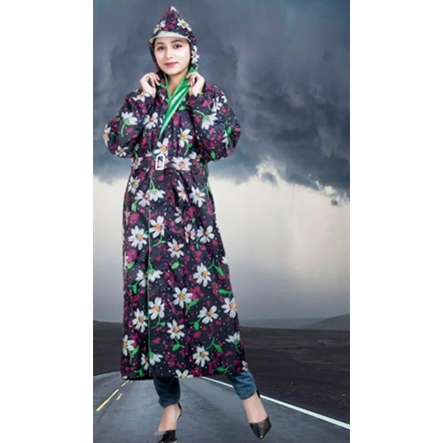 Ladies Printed Raincoat