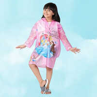 Cindrella Kids Raincoat - Customized Size, Breathable Plastic Material, Available In Various Colors | Ideal For Rainy Seasons