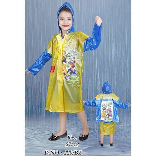 Different Available Kids Soft Pearlised Raincoat