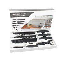 Ss Knife Set With Chef Peeler And Scissor