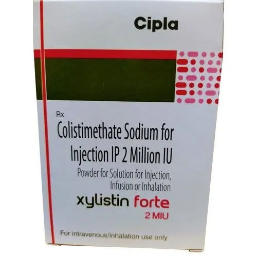 Colistimethate Sodium Injection - 2 Million IU Vial | Broad Spectrum Antibiotic, Effective Against Gram-Negative Infections, Administered Intravenously, Maintains Potency with Dry Storage