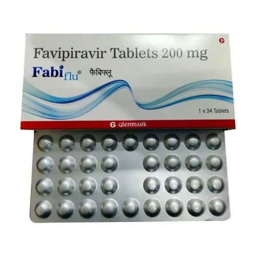 200 Mg Favipiravir टैबलेट ड्राई प्लेस