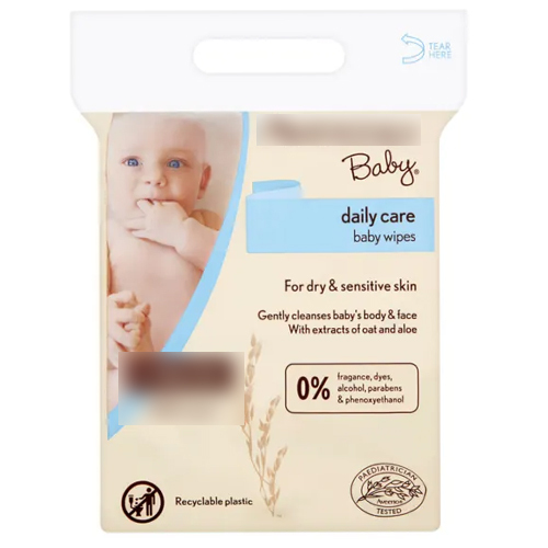 80pcs Extra thick and extra large Baby Skincare Wipes