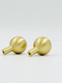 Brass Modern Ball Sphere Knob