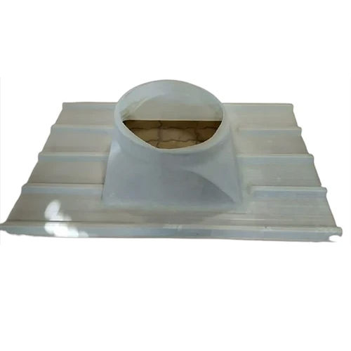 White Polycarbonate Ventilator Base Plate Size: Different Sizes Available