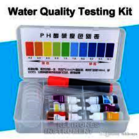 Water Testing Kit - Plastic Material, 10 X 7 X 2 Cm Dimensions | 50 Tests, Ph Range 4-10, Accuracy +/- 0.1 Ph, Includes Acidity, Chloride, Hardness Tests, Soil Colour Chart