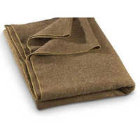 Plain Woolen Blanket - 100% Wool, Full Size 80x70 Inches | Available In Various Colors, Timeless Plain Style