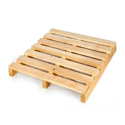 1200 X 1000 Solid Wooden Two Way Wood Pallets - Color: Brown