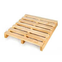1200 X 1000 Solid Wooden Two Way Wood Pallets - Color: Brown