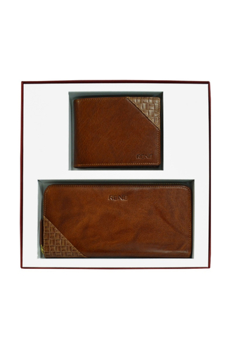 GENUINE LEATHER TAN COMBO BOX