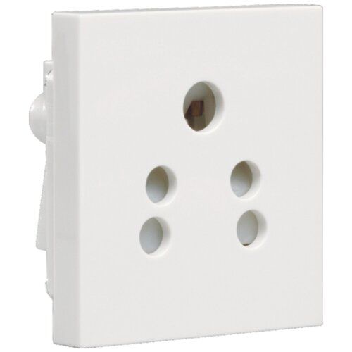 Socket Plug - Aluminium Construction, 220V Rated Voltage, Multicolor Design, Single Phase, 50/60Hz Frequency | Electrical Application, Warranty Included