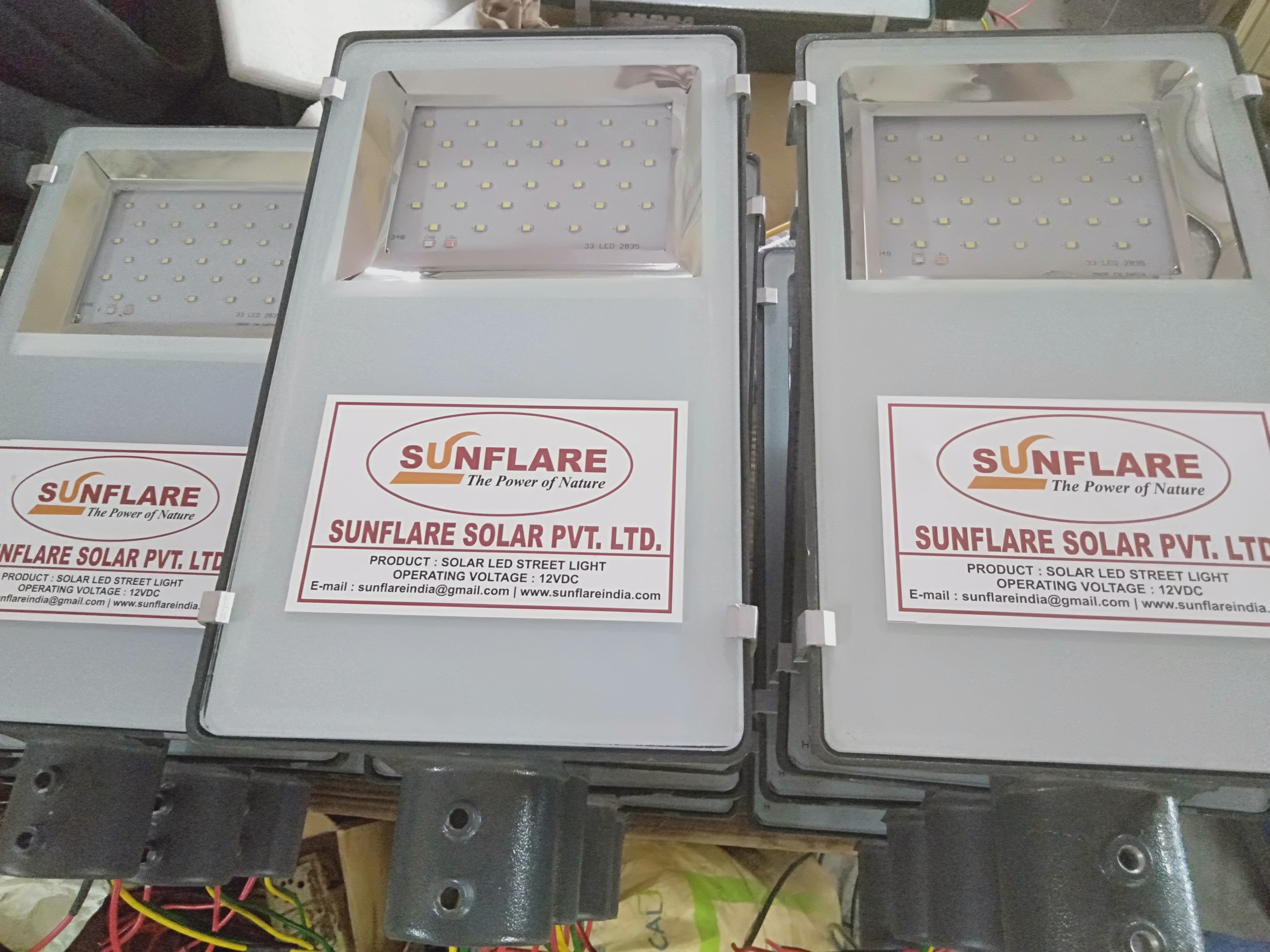 Semi Integrated solar LED street Light