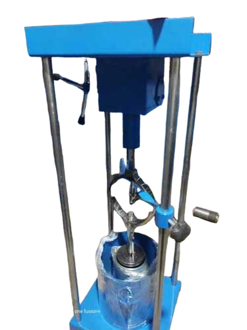 Swell Test Apparatus - Steel, 100mm Dia x 127.3mm, Load Frame Capacity 50 KN, Proving Ring 2.5 KN , Dial Gauge 25mm Travel, Soaking Tank 250mm x 210mm
