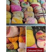 Coloured Old Dhoti