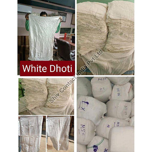 White Old Dhoti