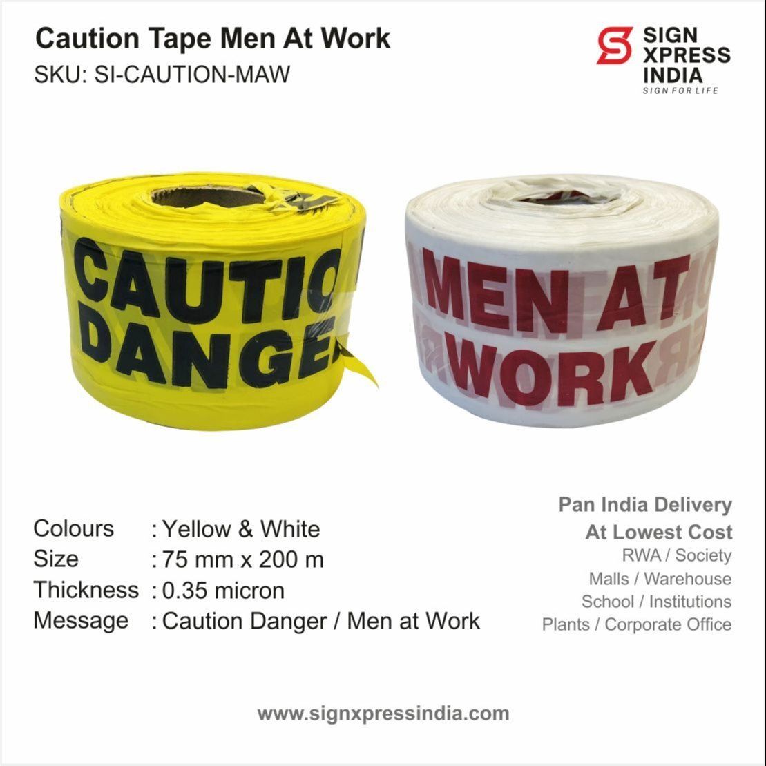 Caution Tape Premium Quality 100 Micron