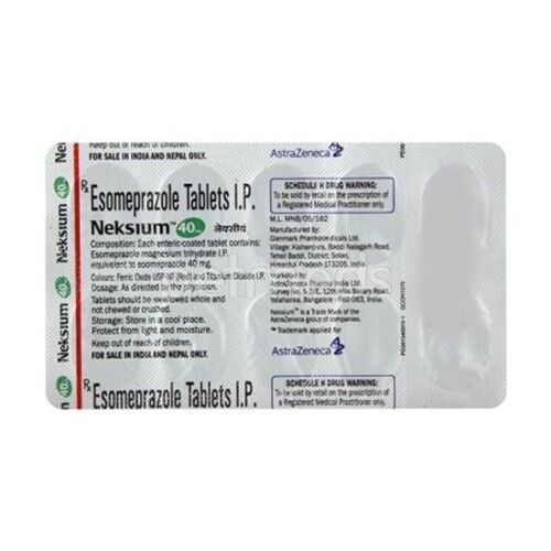 Nexsium 40 Mg Tablets