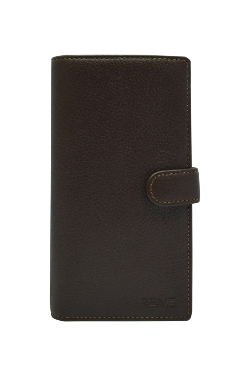 GENUINE LEATHER BROWN COMBO BOX