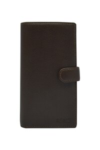 GENUINE LEATHER BROWN COMBO BOX