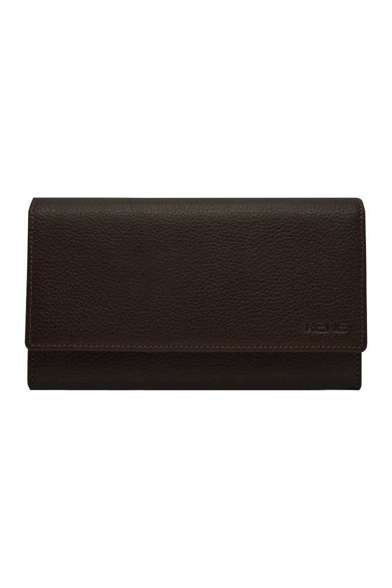 GENUINE LEATHER BROWN COMBO BOX