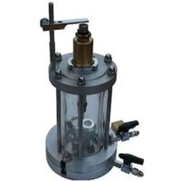 Triaxial Cell - Perspex, 38mm X 76mm | Leakproof Up To 10kg/cmâ², Easy Operation, Versatile Valves, Dial Gauge Rest Included