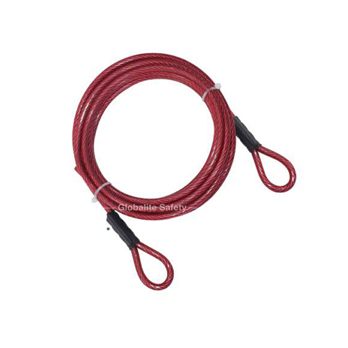 5mm Red Insulated Steel Cable
