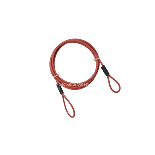 4mm Red Insulated Steel Cable