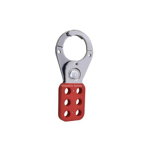 Grey Vinyl Coated Premier Lockout Hasp