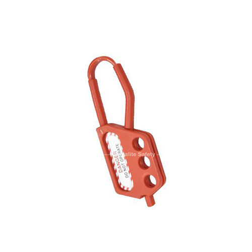 Red Flexible De-Electric Lockout Hasp