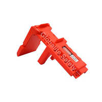 Red Small Ball Valve Lockout With Extension