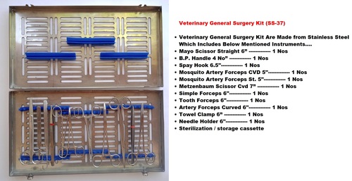 Surgery Kit Vet. General With Cassette