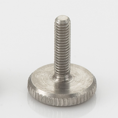 Din653 Knurled Screws - Color: Silver