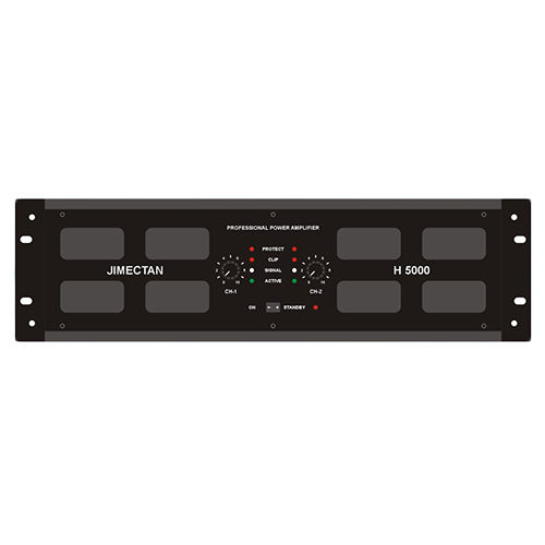 Black H 5000 Power Amplifier