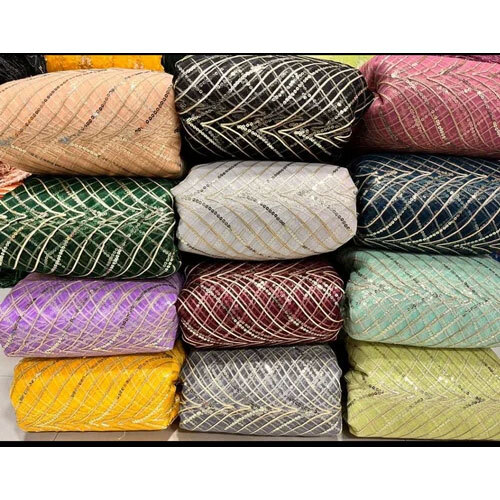 Embroidery Anti-Wrinkle Net Fabrics