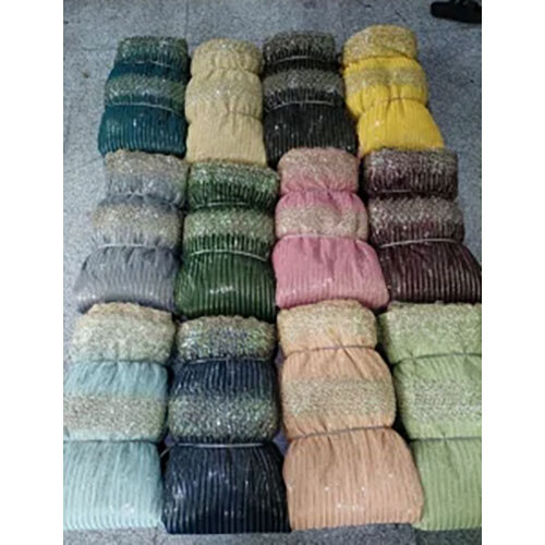 Embroidery Multicolor Net Fabrics