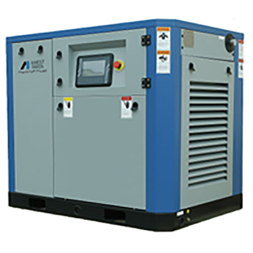 Blue/Grey Air Cooled Oil Lubricated Screw Compressor (7.5 To 220 Hp)