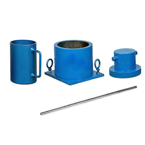 Cylindrical Measures - Calibrated Sheet Iron, 1L, 15L, 30L Sizes | Blue, Complete with Tamping Rod 16mm Dia, 600mm Long