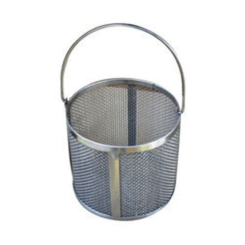 Density Basket - Brass/Gl with Stainless Steel Wire Mesh 6.3mm/4.75mm, 20cm Dia x 20cm High, Durable Design for Accurate Density Testing