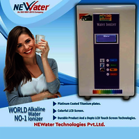 Alkaline Water Ionizer - Ms Power Coated, 50 Ltr/hr, 220 Volt, 98% Purity | Full Automatic, Plug & Play, 1 Db Noise Level, 50 Lph Flow Rate