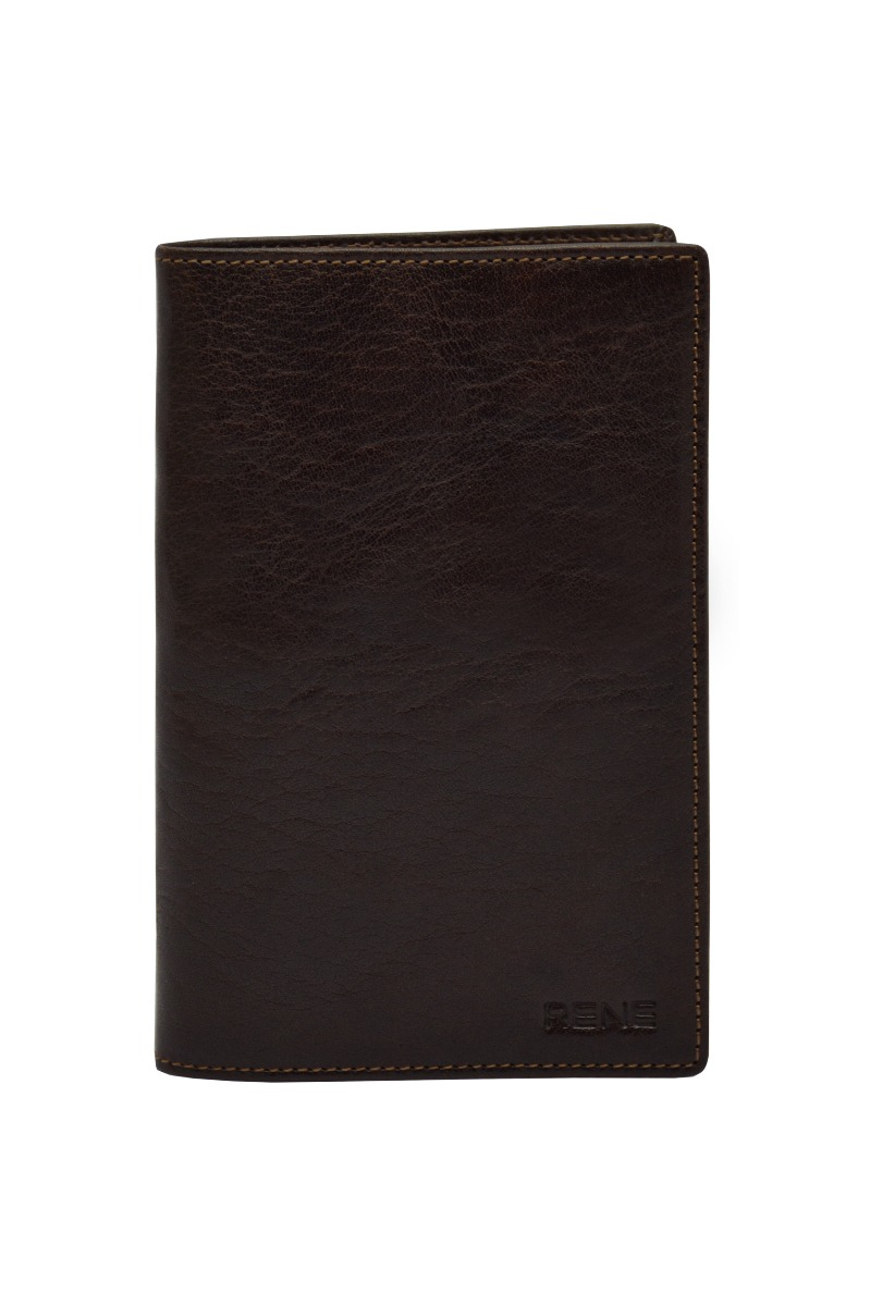 GENUINE LEATHER GENTS WALLET / PASSPORT HOLDER COMBO BOX