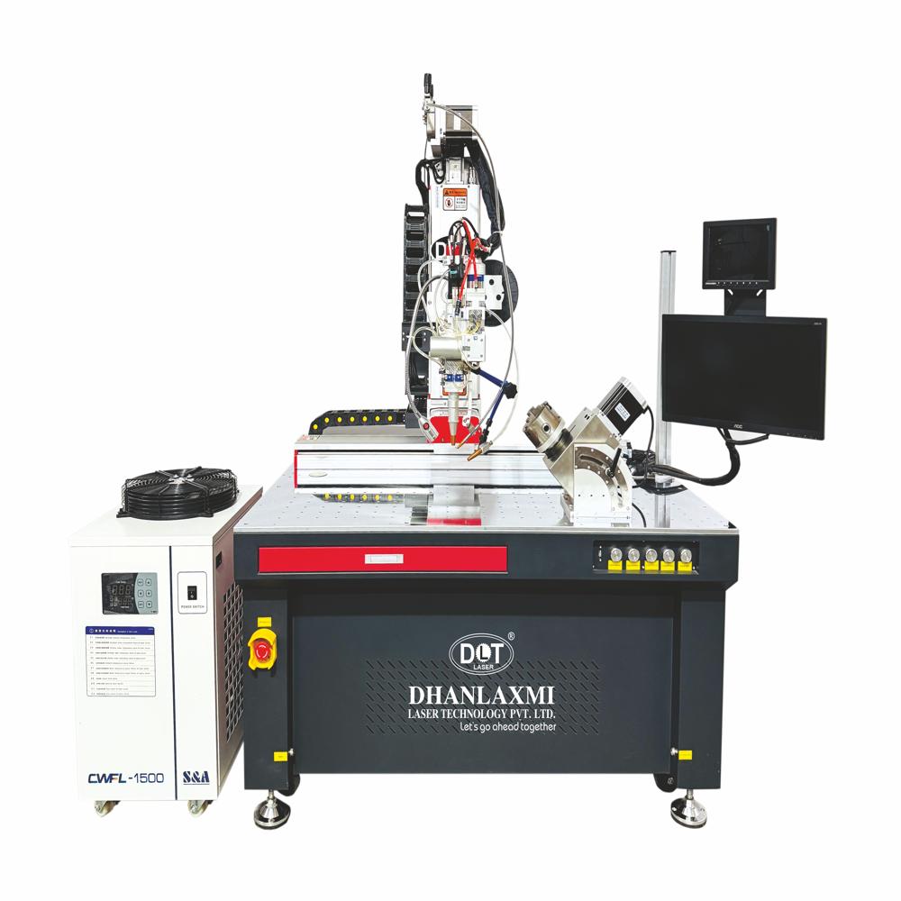 Automatic Laser Welding Machine - New, Air Cooling, Electric Motor, High Efficiency | Automated Welding, Quality Control, Versatile Material Compatibility