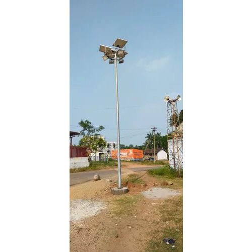 Solar High Mast Lighting Pole Installation Service