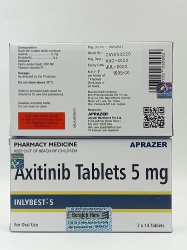Inlybest 5mg Axitinib Tablets