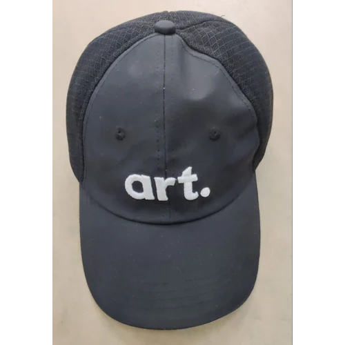 Black Promotional Sports Cap