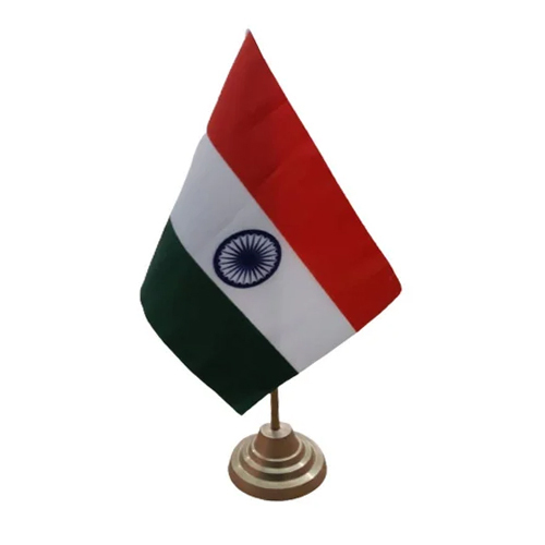 Table Mounted Indian National Flag