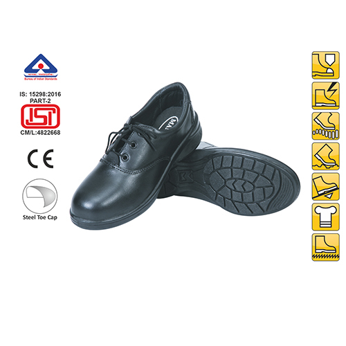 Leather Safety Shoe Woman