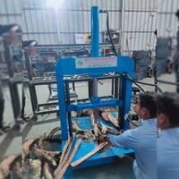 hydraulic wood cutting machine